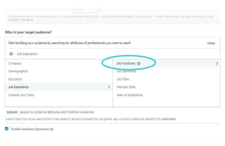 LinkedIn-job-functions