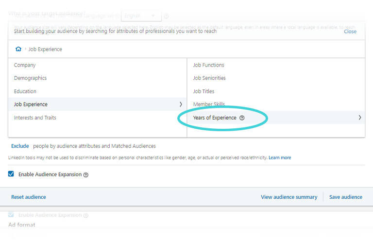 LinkedIn-years-of-experience