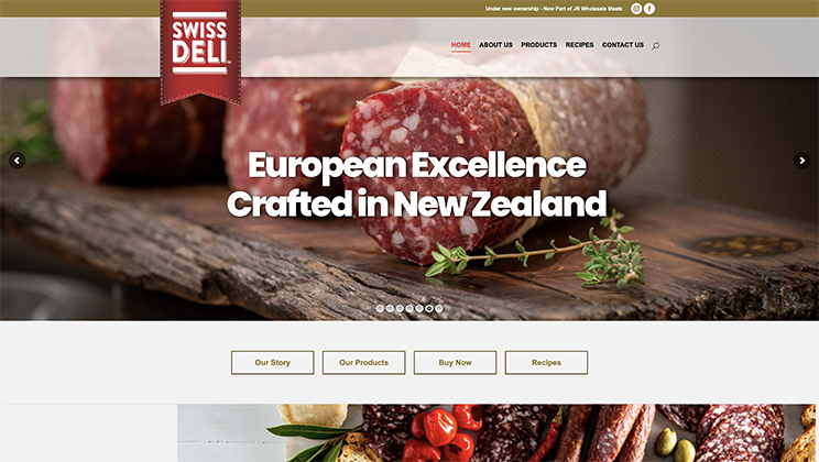 Swiss Deli eCommerce website